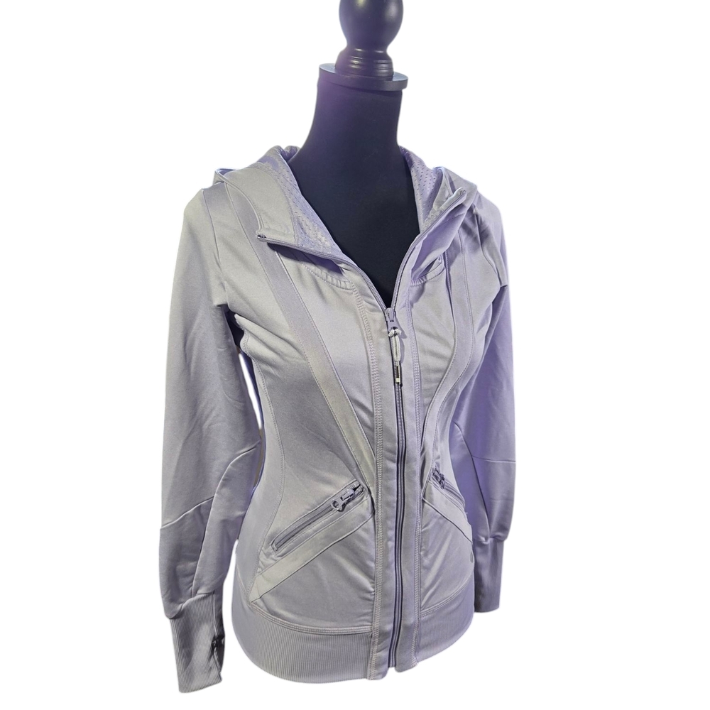 Women's Light Purple Zip-Up Jacket MPG Sz S